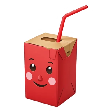 Juice box sticker