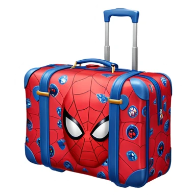 spider man luggage  sticker