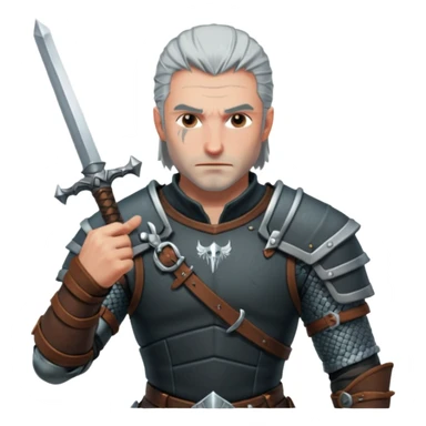 Witcher dungeons and Dragons character sticker