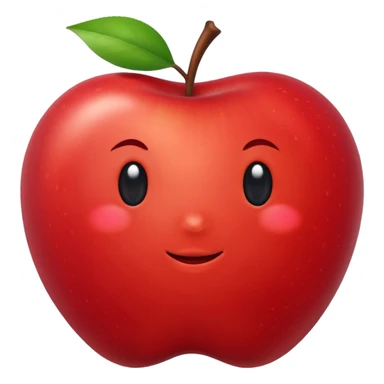 emoji de una manzana sticker