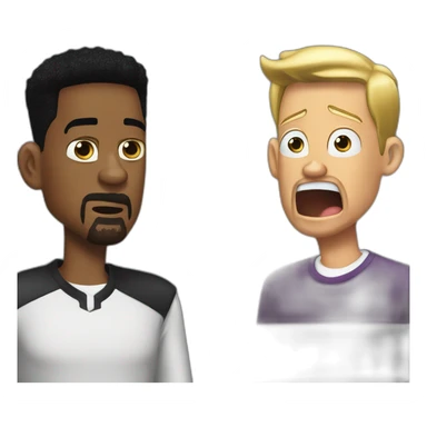 will smith slapping chris rock sticker