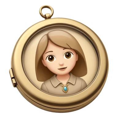 Mini Photo Inside Locket
 sticker