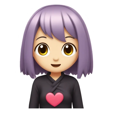 kuromi heart sticker