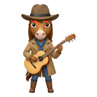 horse Musician sticker