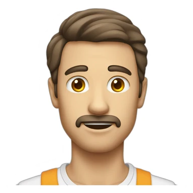 homme qui montre du doigt sticker