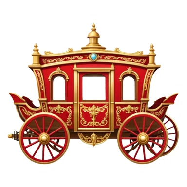 huge-horse-drawn-fancy-french-stagecoach-caravan sticker