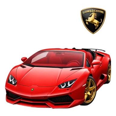 lamborgini emoji text sticker