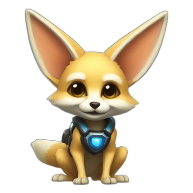 Fennec of rocket league sticker