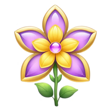 rapunzel flower from the movies sticker