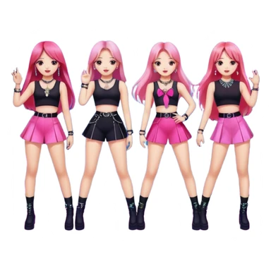 Blackpink auf der Bühne sticker