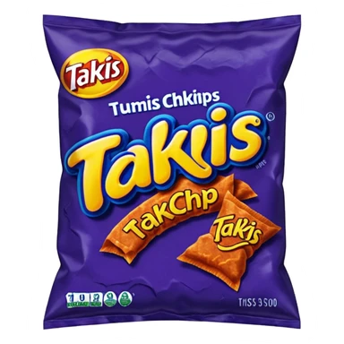 takis blue chips bag
 sticker