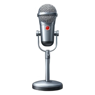 stage spotlight shining on a microphone sticker