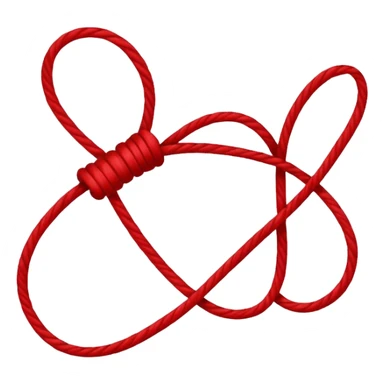 Red string of fate sticker