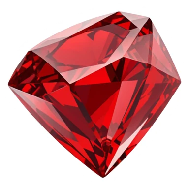 Red Diamond Crystal with "RED" written in the center sticker
