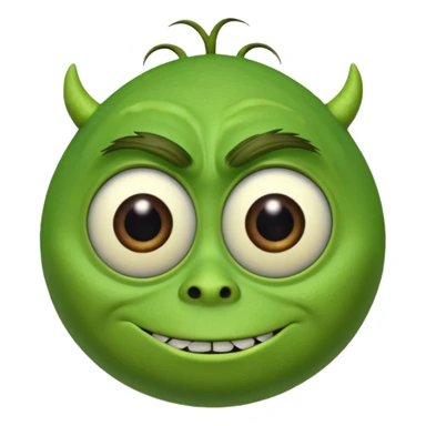 Mike Wazowski from the monsters inc movie sticker