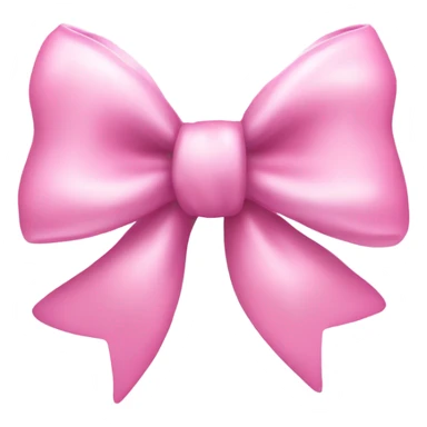 Sparkle baby pink bow sticker