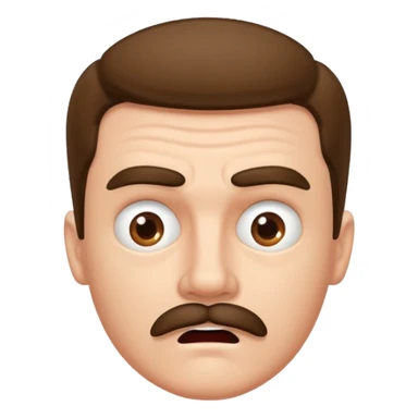 Create pls emoji that looks like austria dictator (hitler) it doesn’t have to be him but someone who looks alike , and combine it with emoji “mind blowing”, more look like hitler sticker