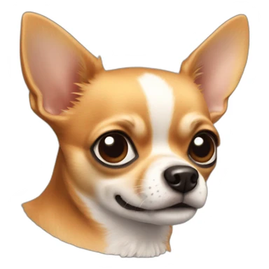 Chihuahua marron et noir sticker