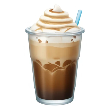 Iced latte no whipped cream sticker