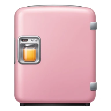 Light pink fridge sticker