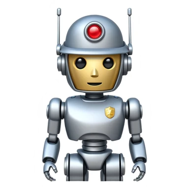 robot cop sticker