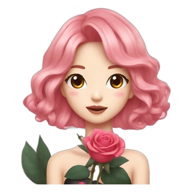 Rose de blackpink sticker