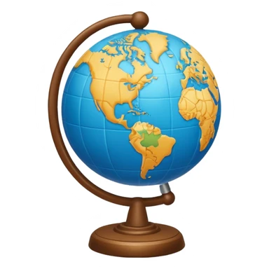 Globo ubicación mapa sticker