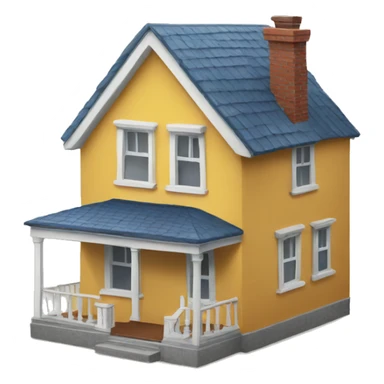 House with for sale sign sticker