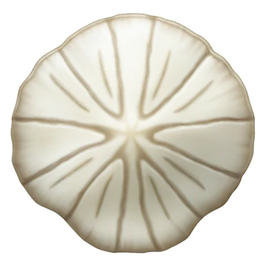 white sand dollar shell sticker
