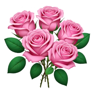 Valentines Day all pink flowers sticker