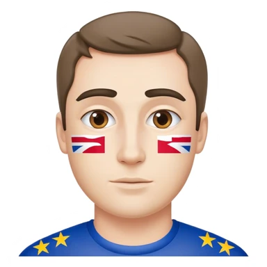 european union enthusiast man sticker