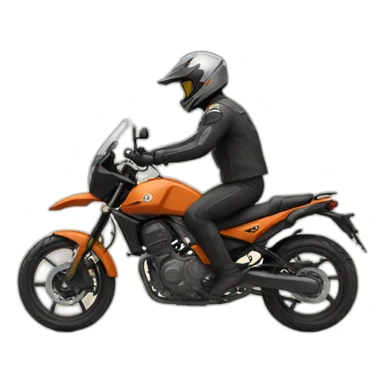 Moto wheeling sticker