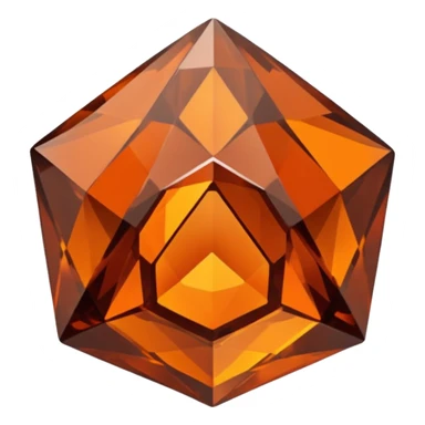 chatoyant gemstone crystal dark brown and dark orange 3d png background layers  sticker