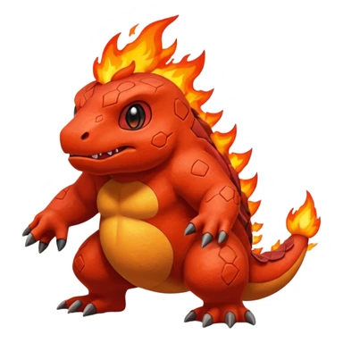 Crocalor-Coalossal-Pokémon, full body sticker