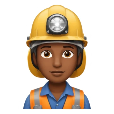 mole, drill, worker, helmet, headlamp sticker