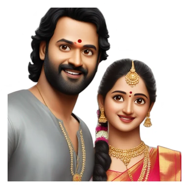 Prabhas Anushka Shetty Marriage sticker