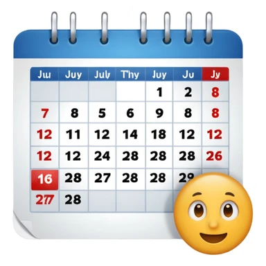 July 12 date sticker