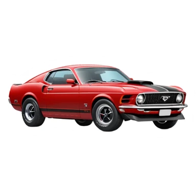 Ford mustang mach 1 sticker