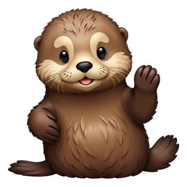 sea otter sticker