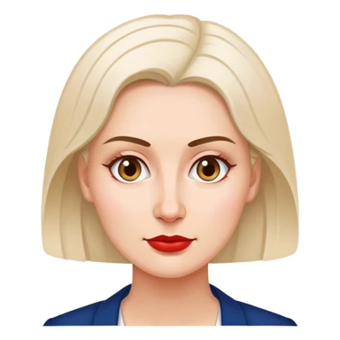 patriot polish european woman simple patriot politician modern sticker