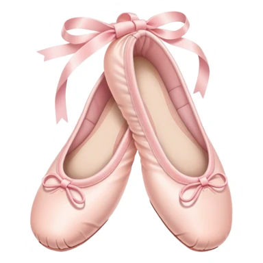pastel pink ballet shoes sticker