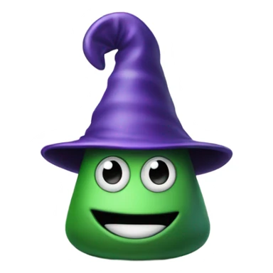 a cocky and smug chess pawn with a wizard hat, smiling sticker