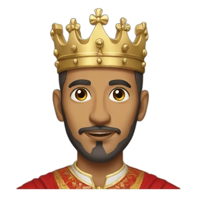 king of morocco sticker