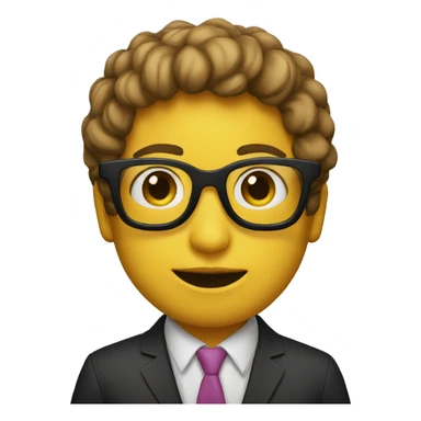 xoxo glasses sticker