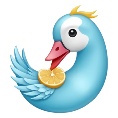 Verificacion azul de tiktok redonda medio celeste con la palomita blanca chillante sticker