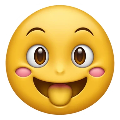 Un emoji qui se moque en tirant la langue avec plein de nœuds autour de la tête sticker