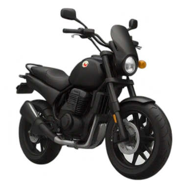 Moto full black sticker