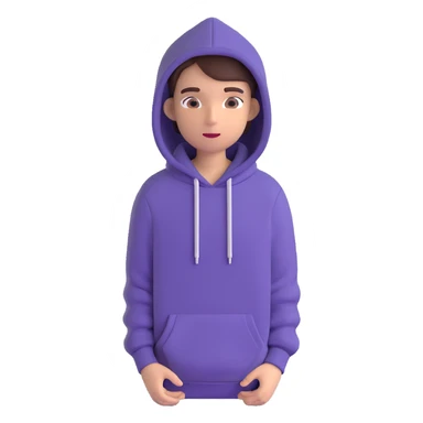 fashionable hoodie sticker