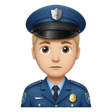 German police var sticker