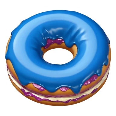 yaban mersini donut sticker